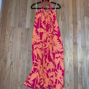 Velvet Brand Halter Floral Maxi Dress sz P / XS